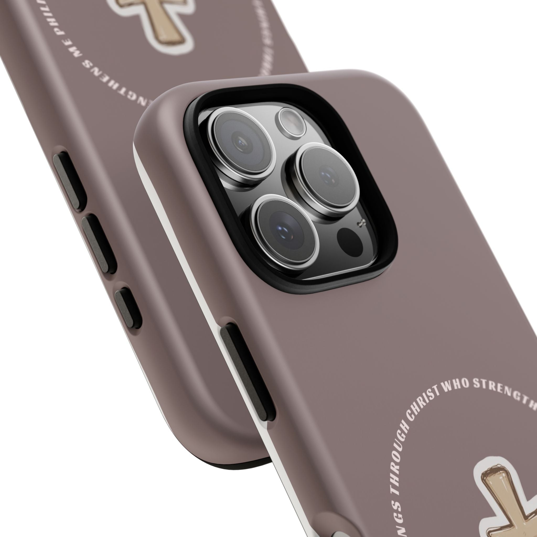 “I Can Do All Things Through Christ”- hard protective iPhone case in matte and glossy finish