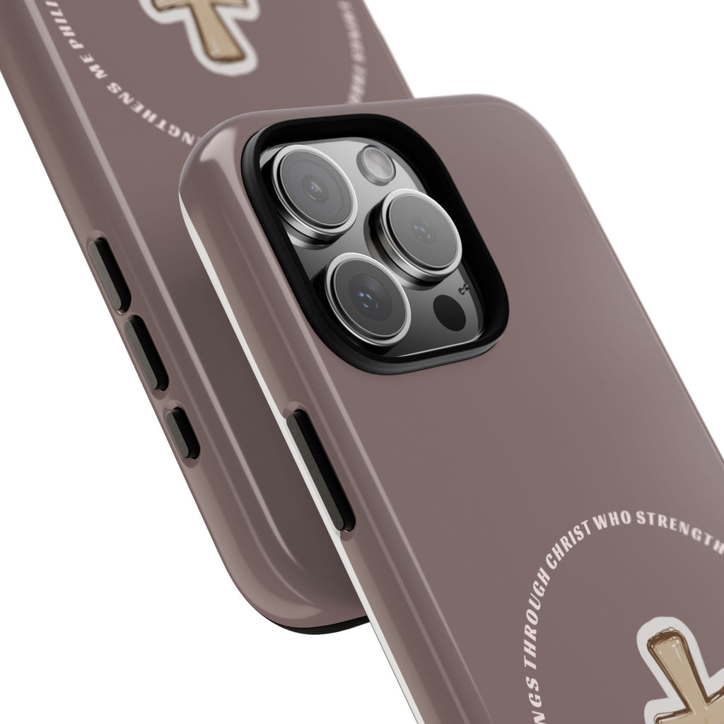 “I Can Do All Things Through Christ”- hard protective iPhone case in matte and glossy finish