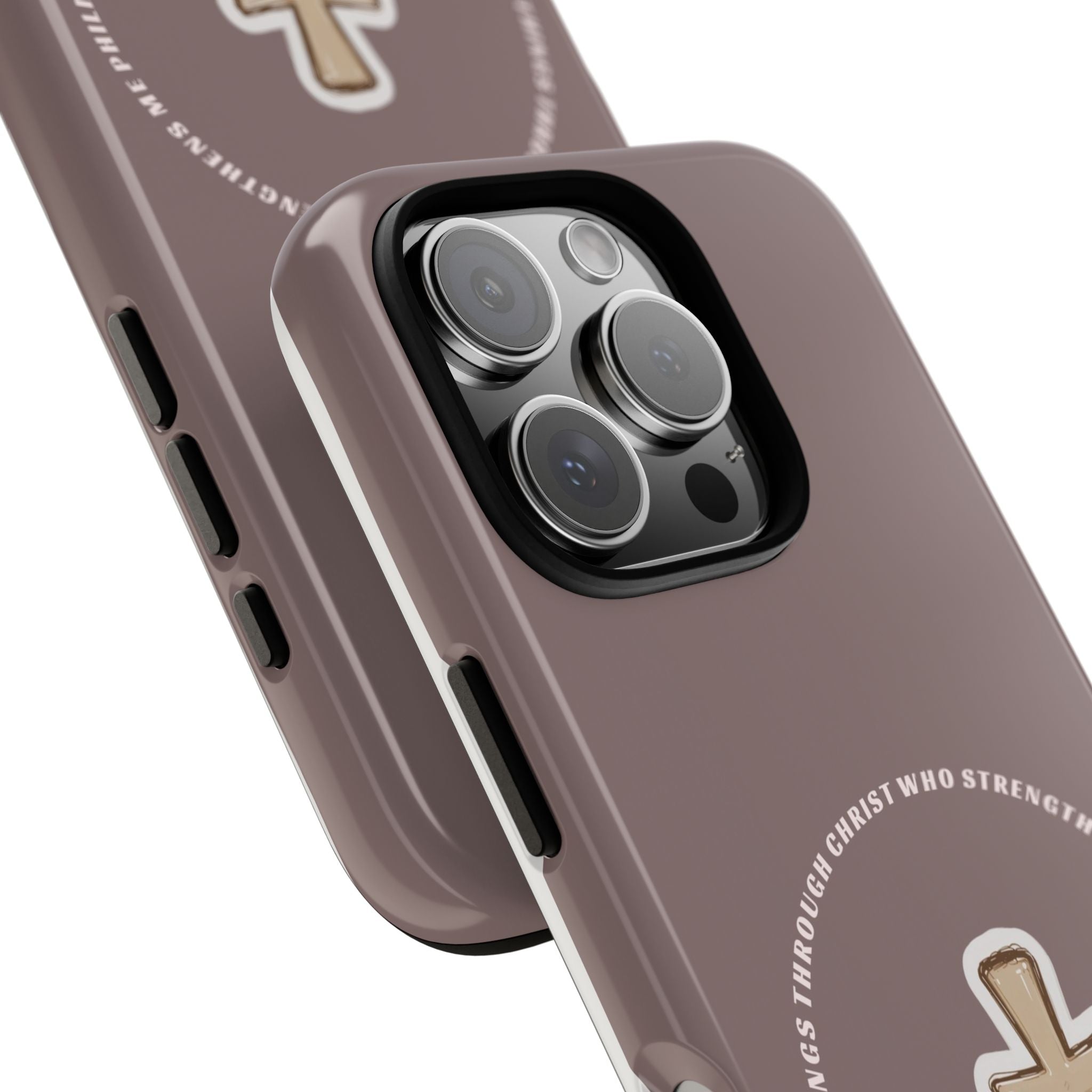 “I Can Do All Things Through Christ”- hard protective iPhone case in matte and glossy finish